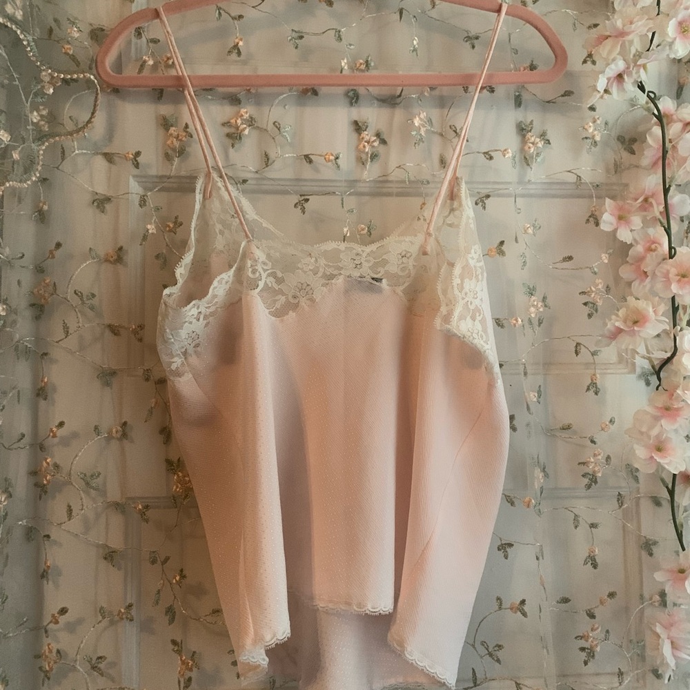 rare vintage dior cream lace cami - Picture 4 of 5